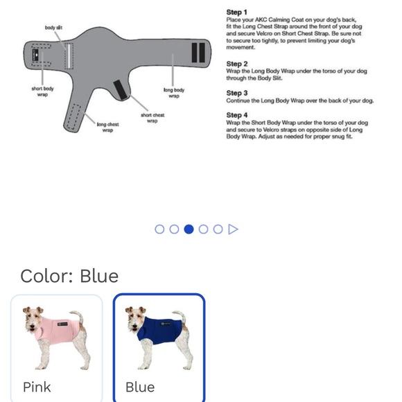 American Kennel Club AKC Anxiety Vest for Dogs size M - Picture 3 of 4